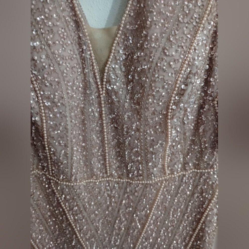 Elegant Sequin Evening Gown - image 2